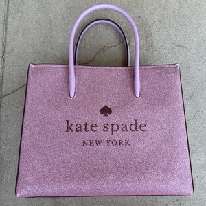 Kate Spade Trista Glitter shopper bag